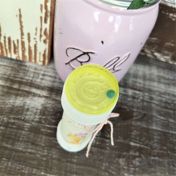 segnaposto bolle di sapone battesimo bimba